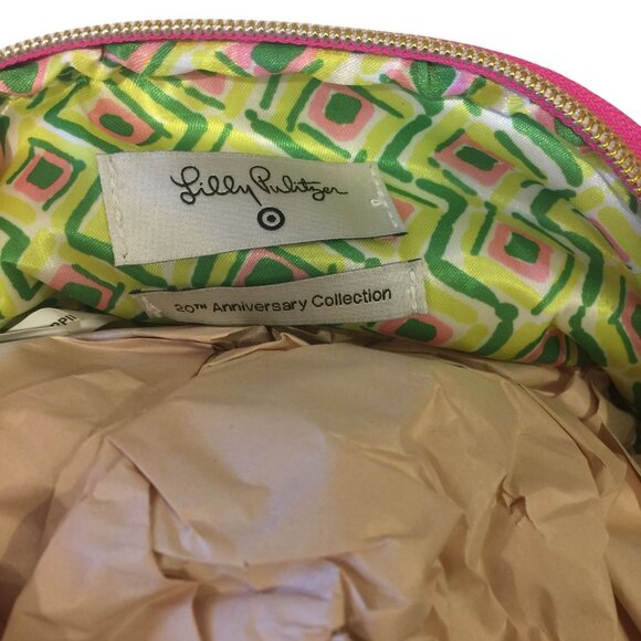 Lilly Pulitzer x Target 2019 Floral Zip Top 6" Cosmetic Bag - Picture 3 of 4